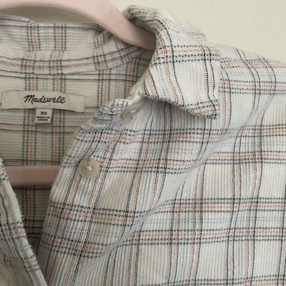 Madewell White Flannel